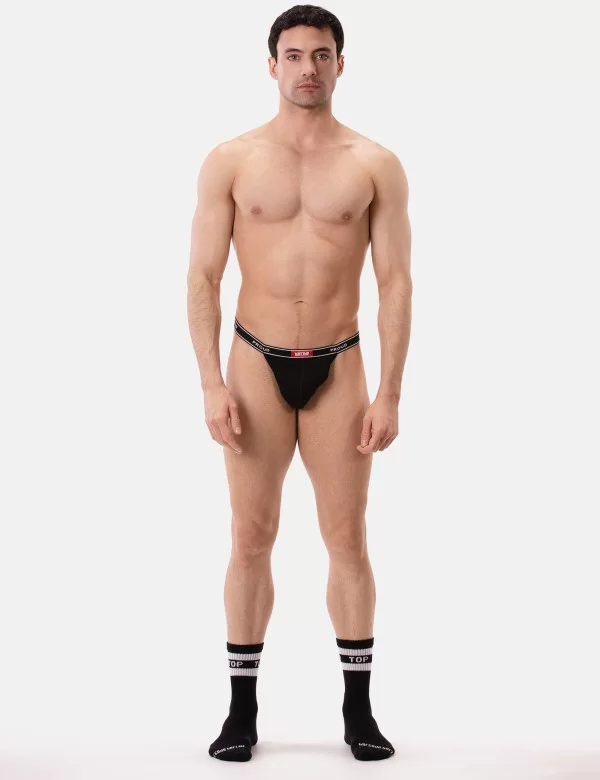 Rib Thong Proud B - Black