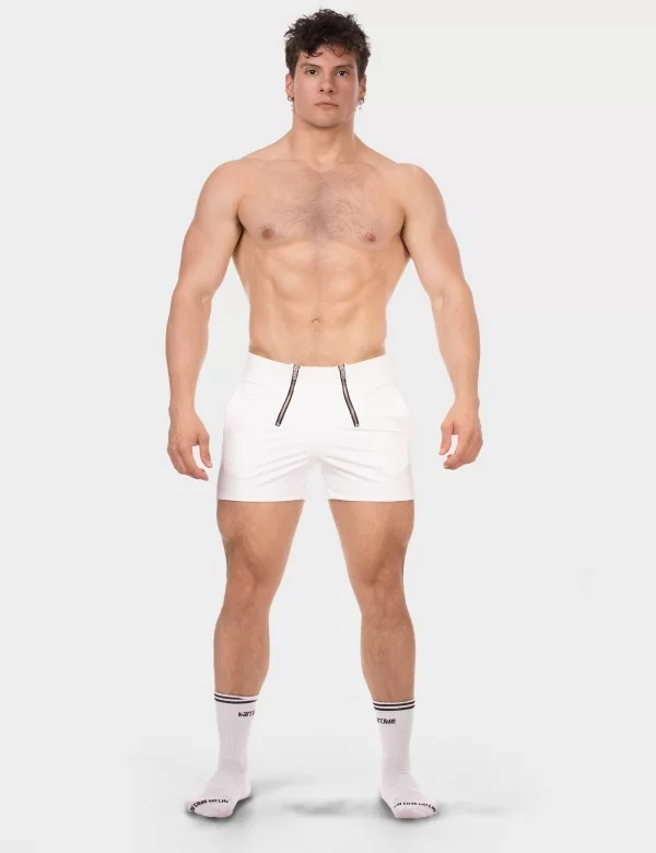 Zipper Short Doraf - White