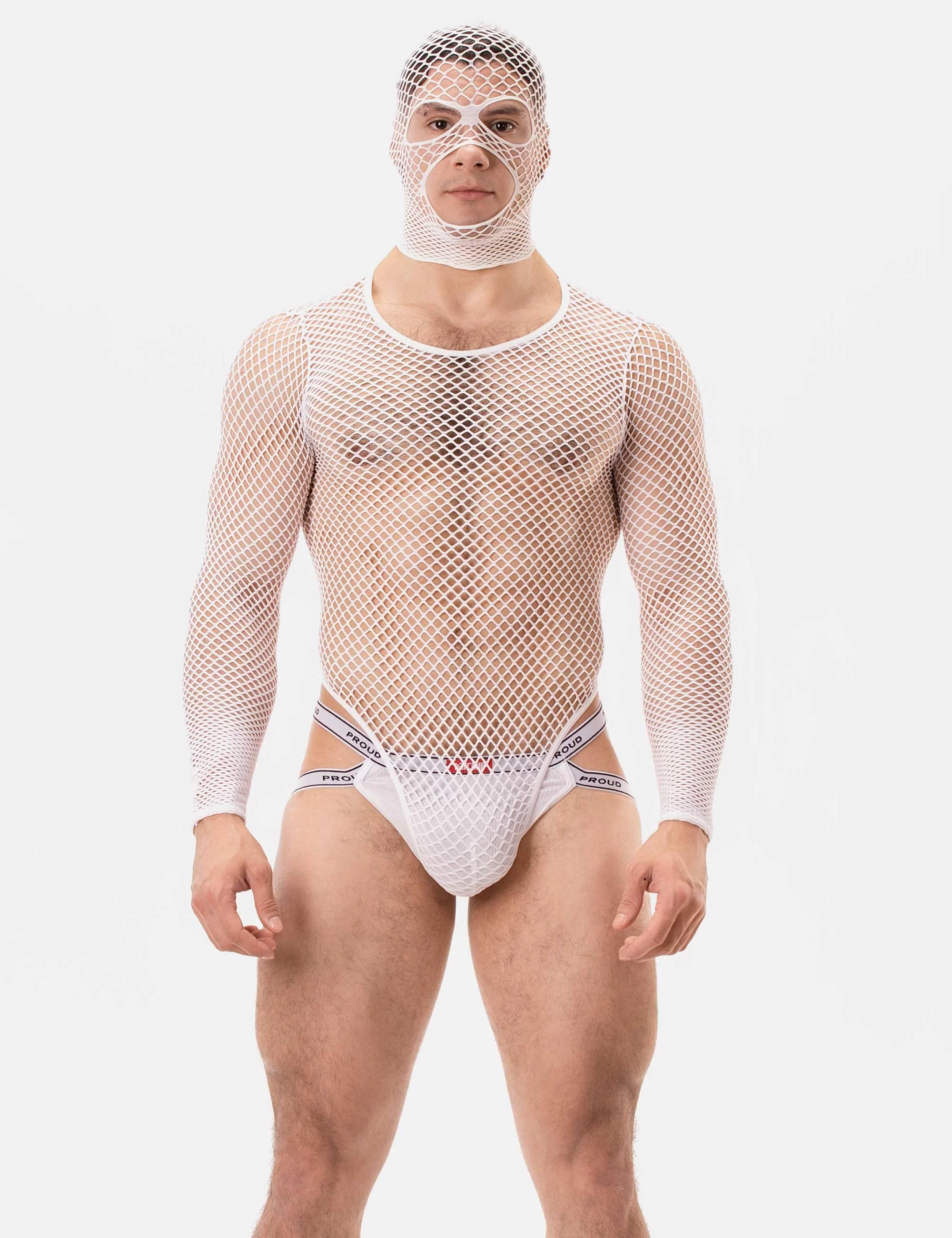 Fishnet Mask Sicily - White