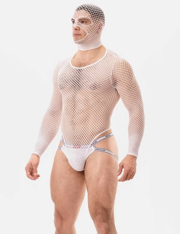 Fishnet Mask Sicily - White