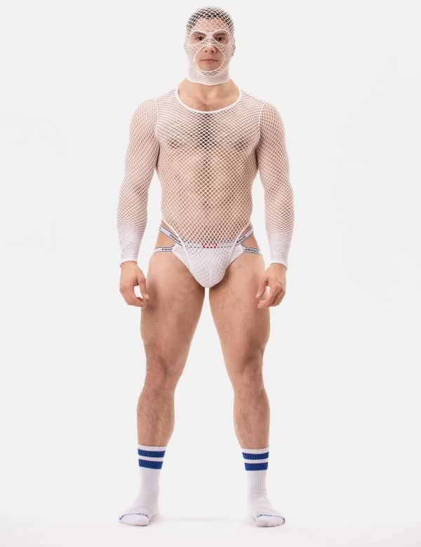 Fishnet Mask Sicily - White
