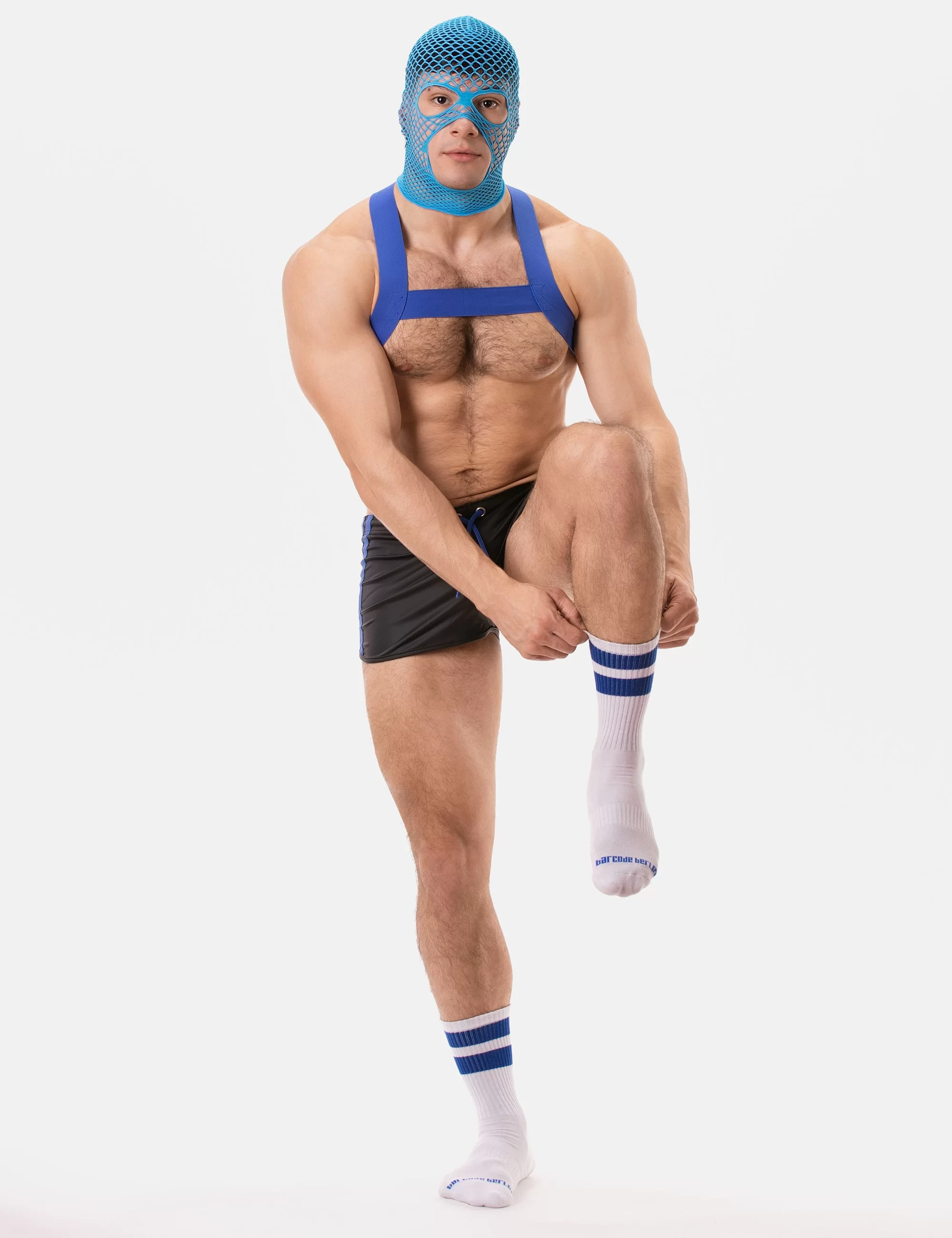 Fishnet Mask Sicily - Neonblue