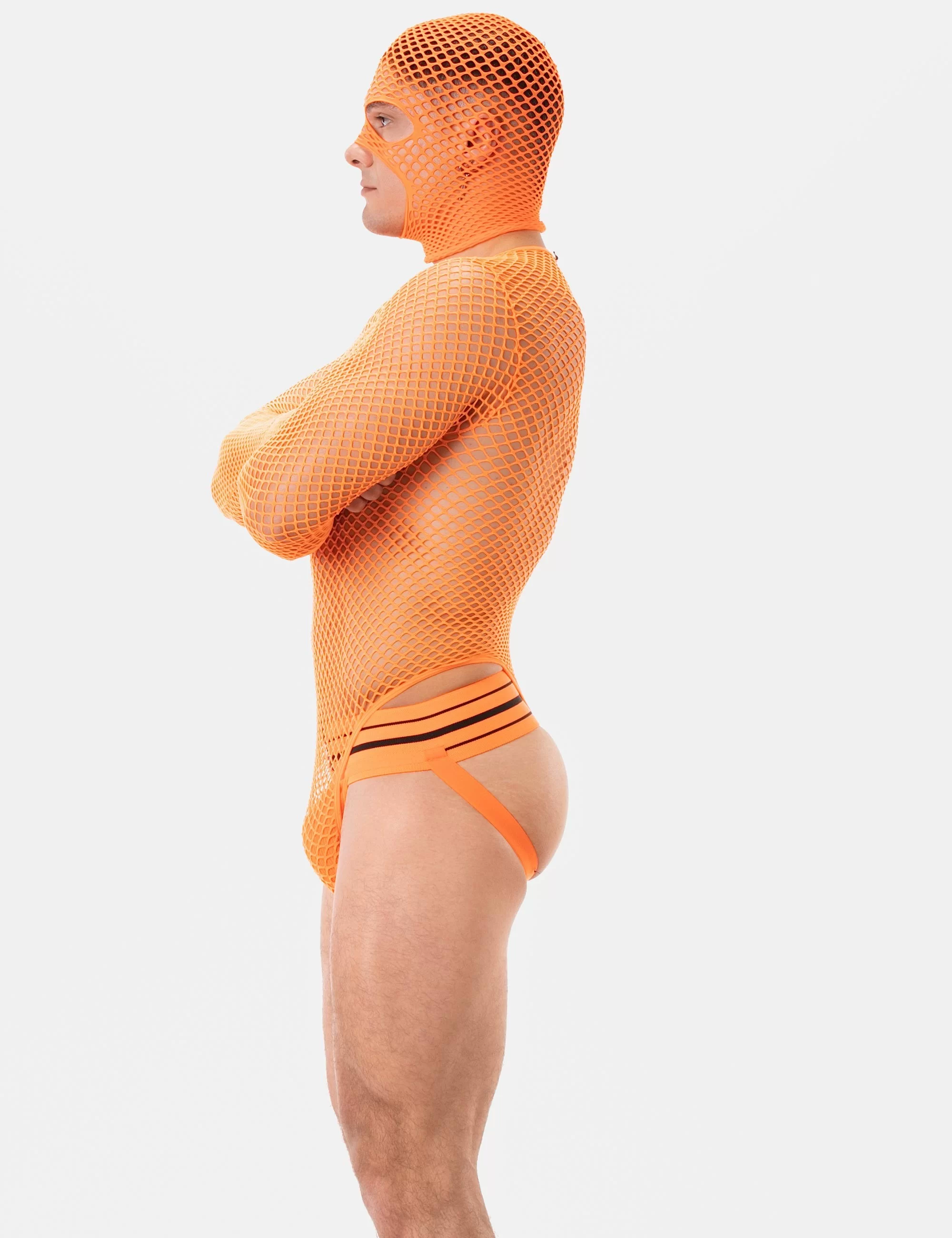Fishnet Mask Sicily - Neonorange