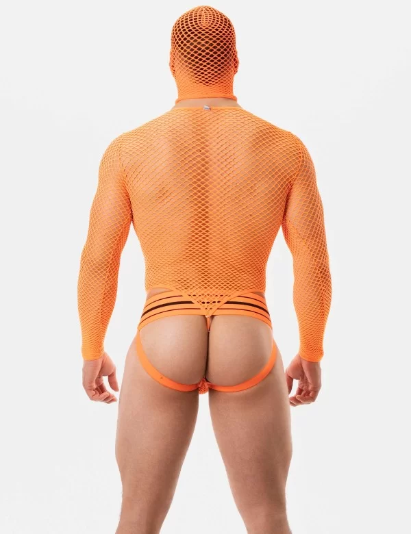 Fishnet Mask Sicily - Neonorange