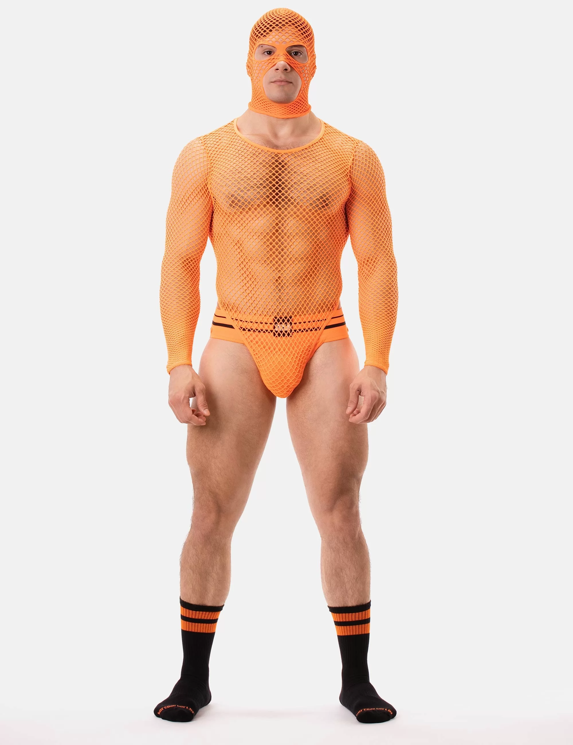 Fishnet Mask Sicily - Neonorange