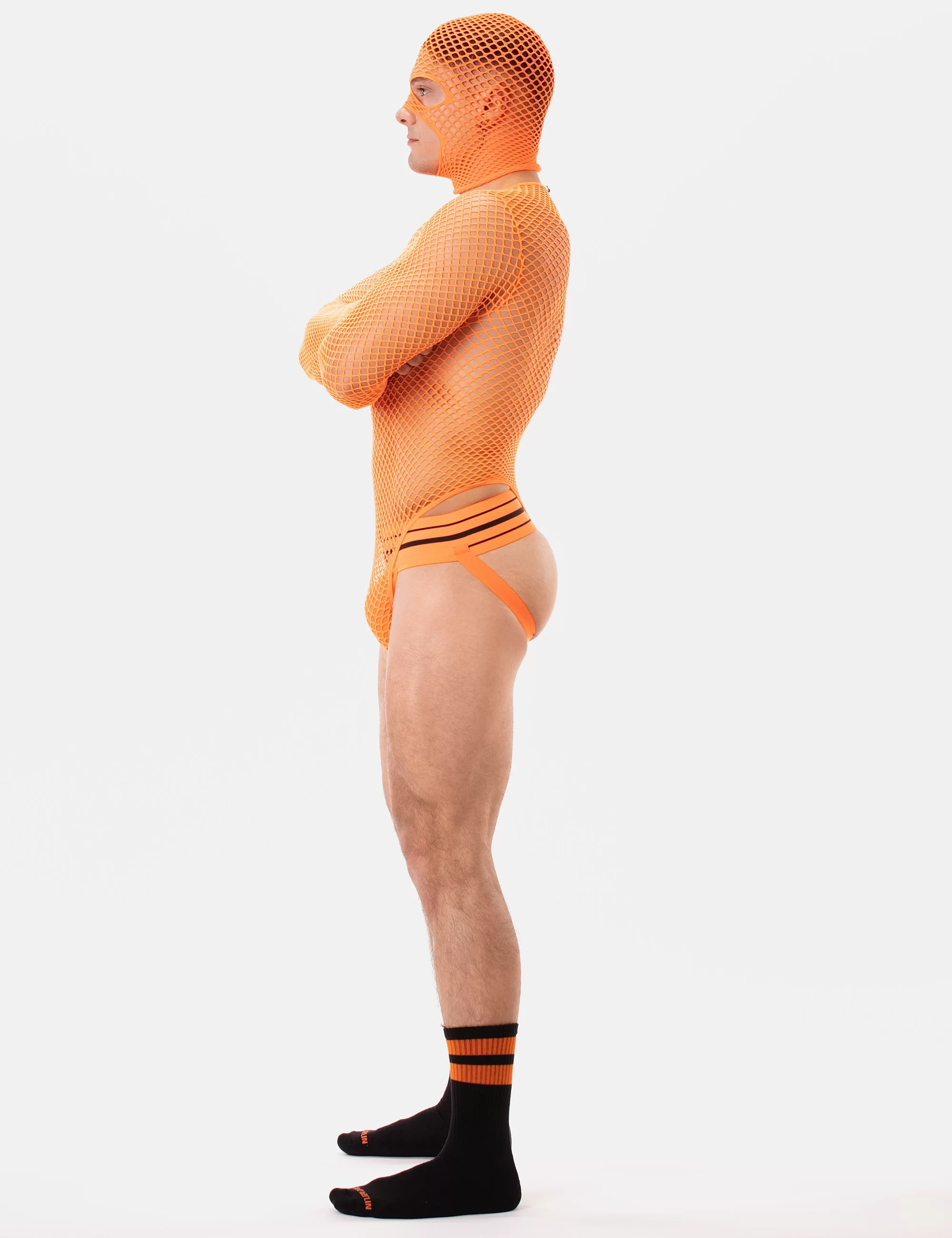 Fishnet Mask Sicily - Neonorange