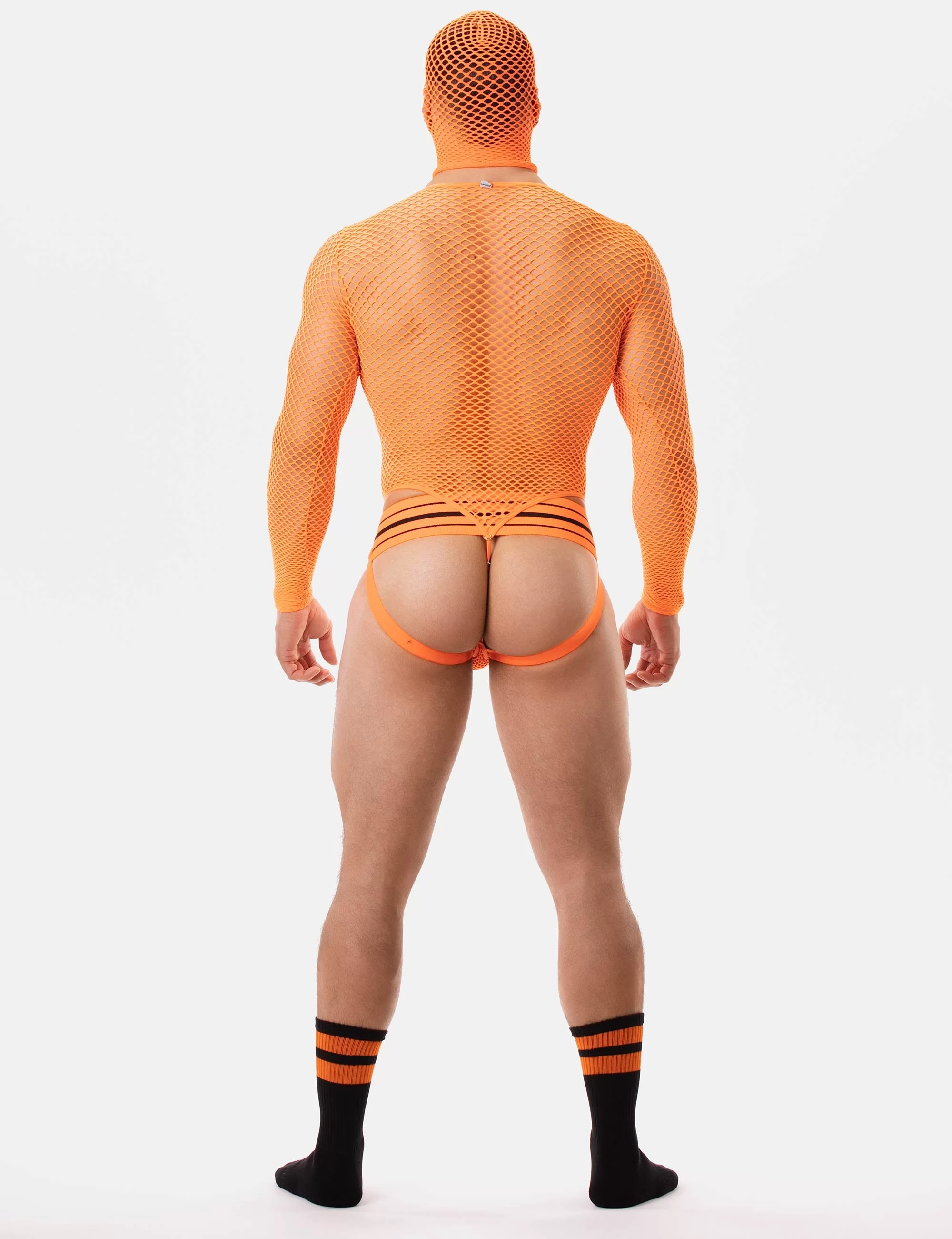 Fishnet Mask Sicily - Neonorange