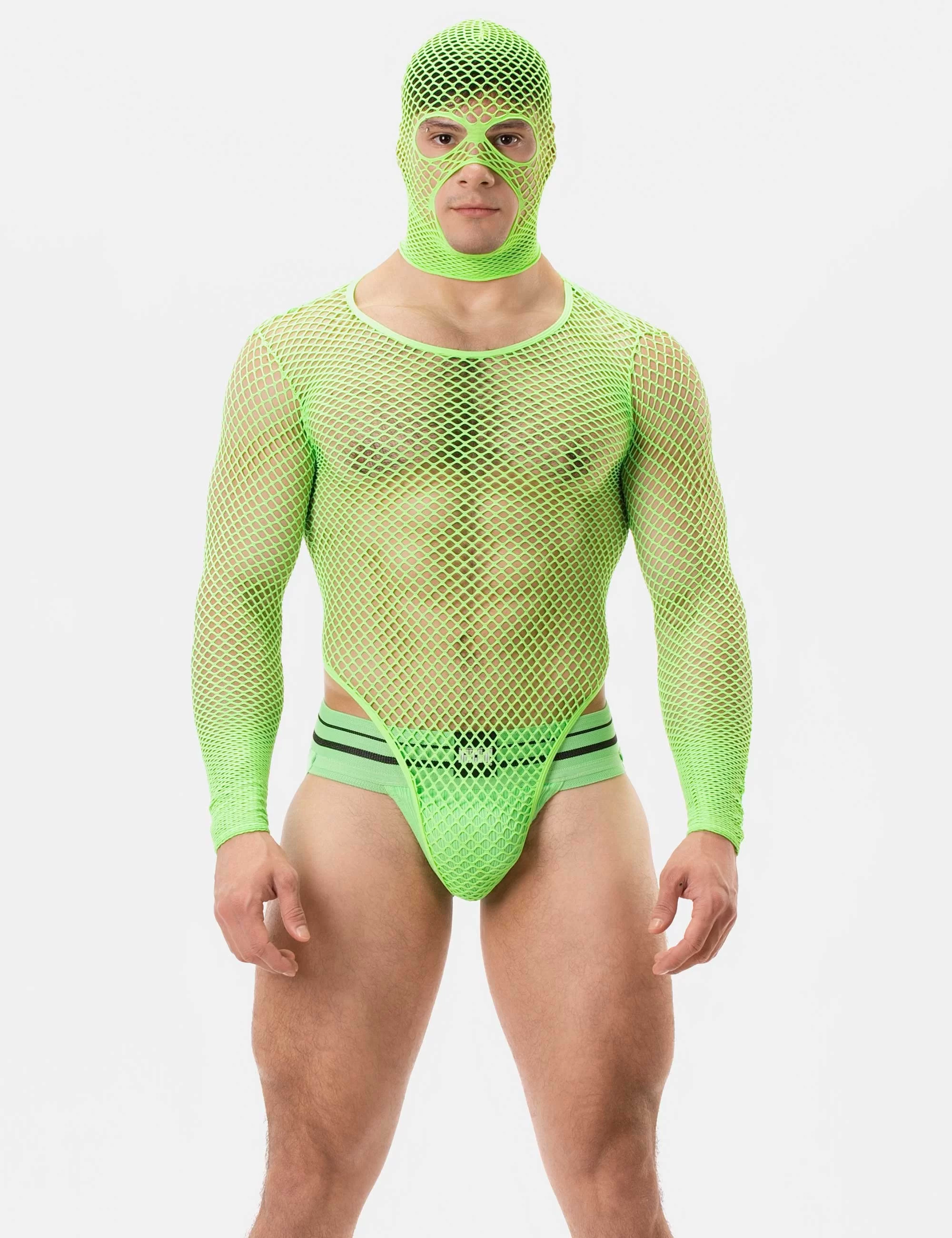 Fishnet Mask Sicily - Neongreen