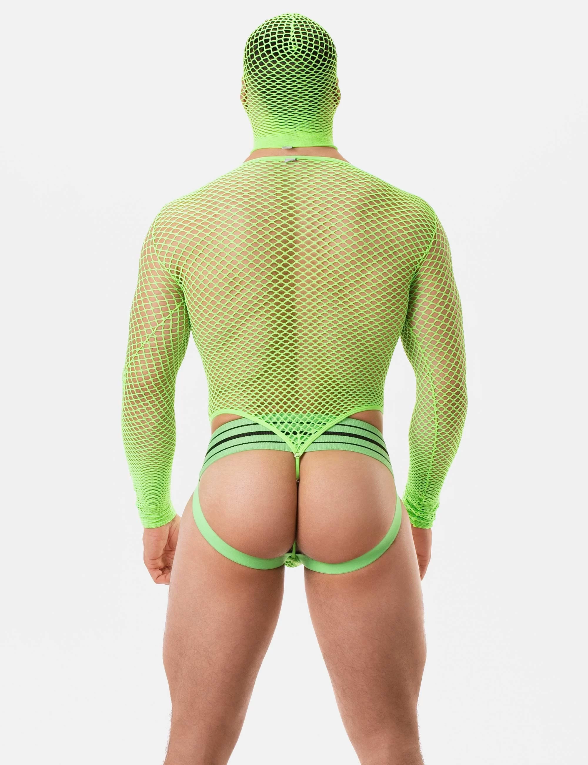 Fishnet Mask Sicily - Neongreen