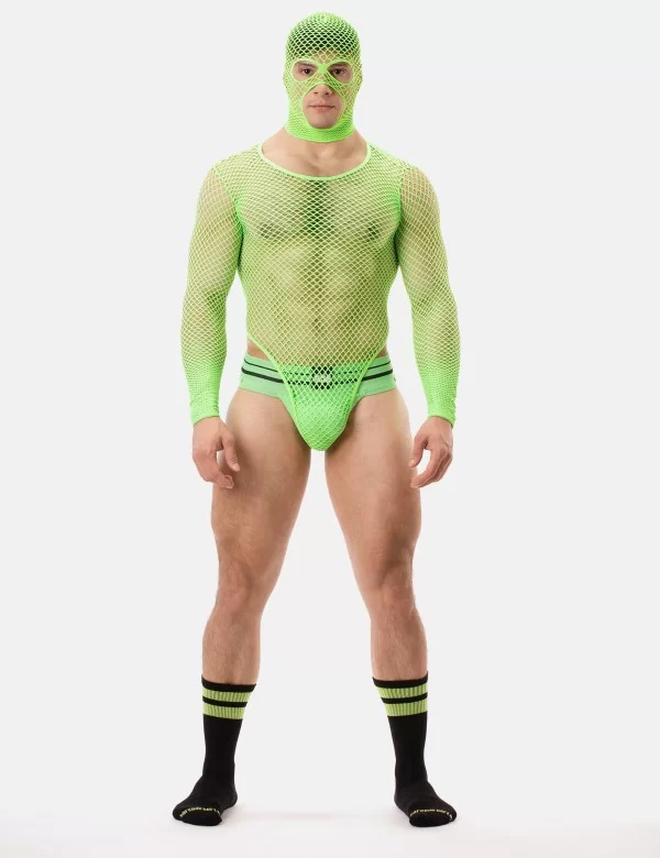 Fishnet Mask Sicily - Neongreen