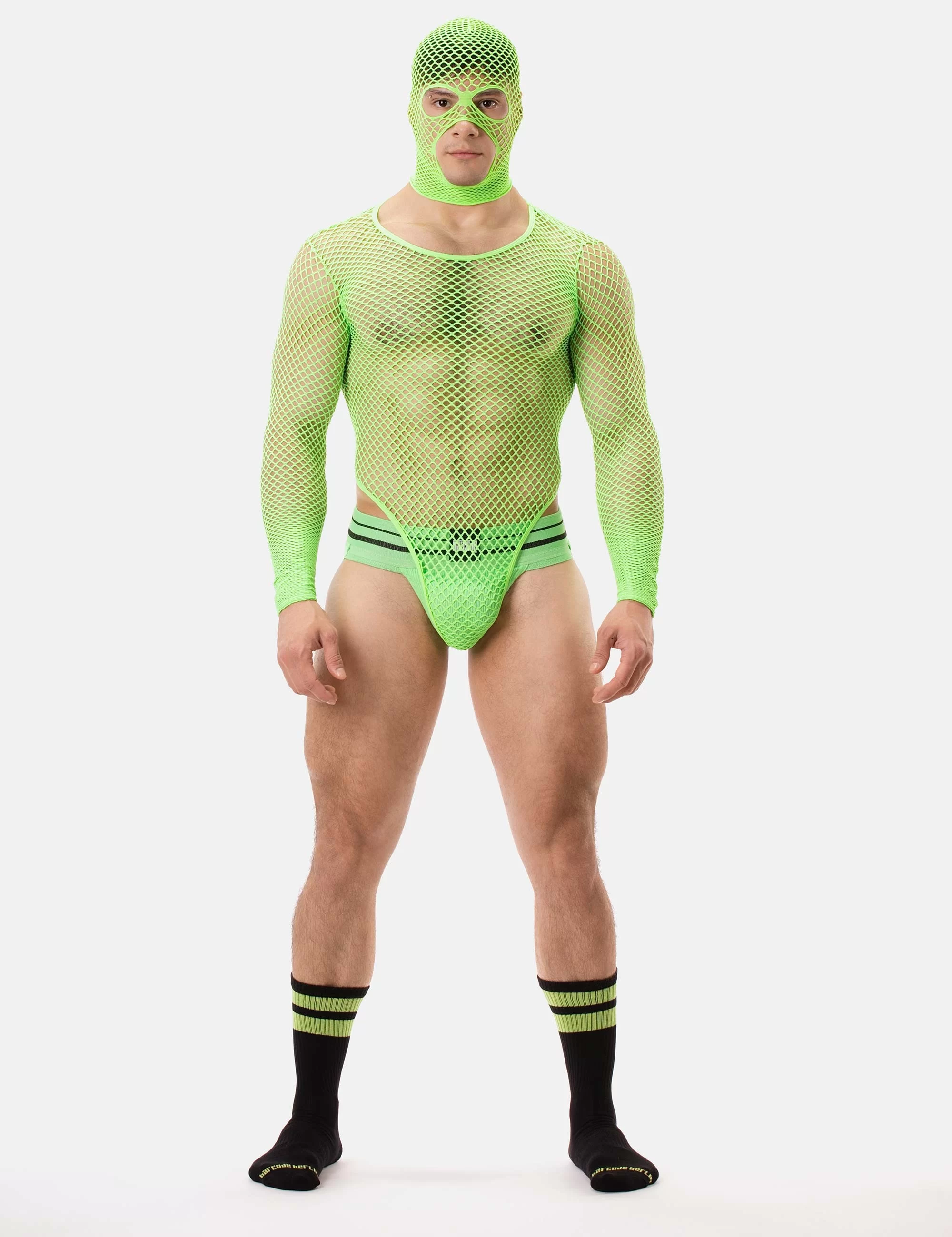 Fishnet Mask Sicily - Neongreen