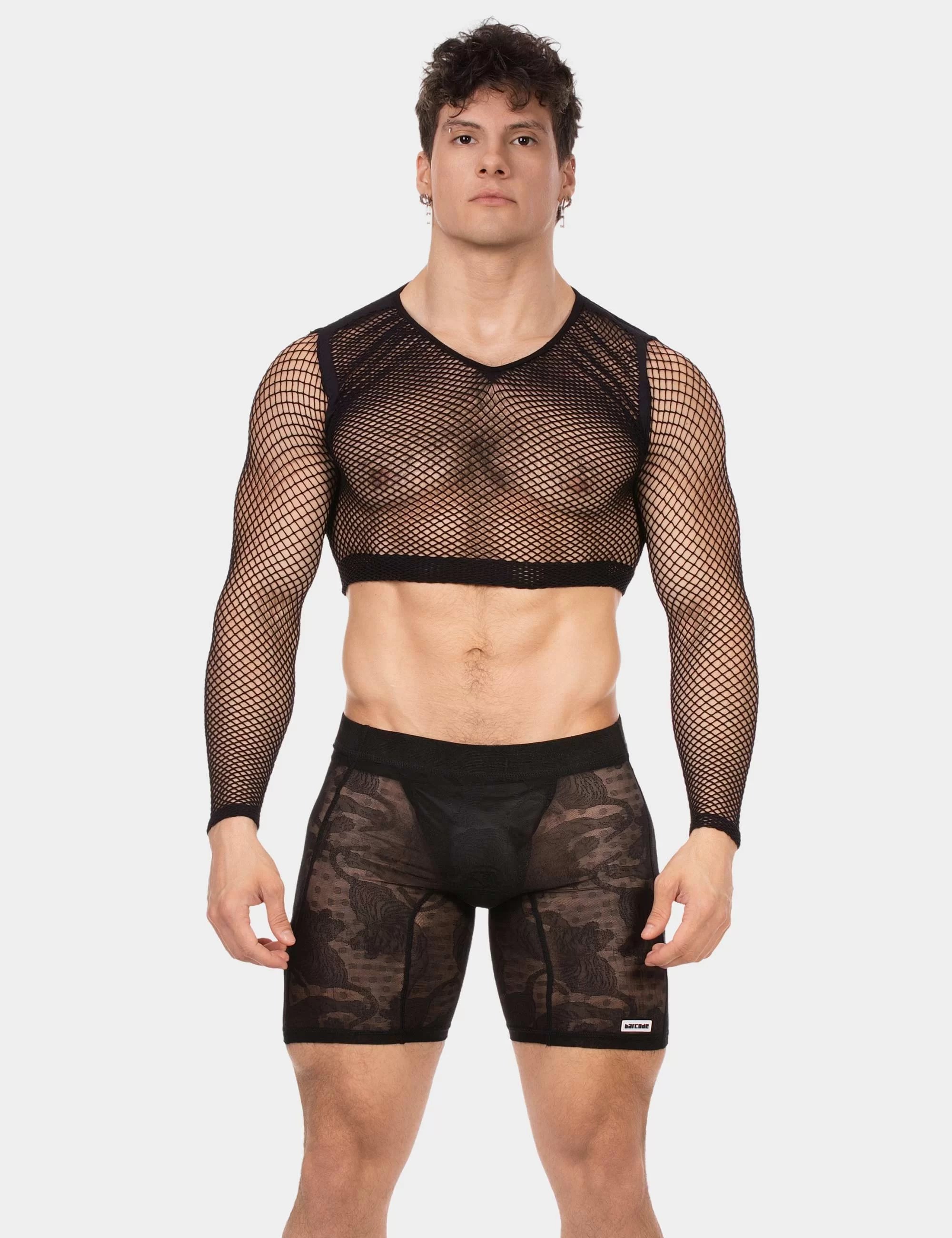 Fishnet Crop Florence - Black