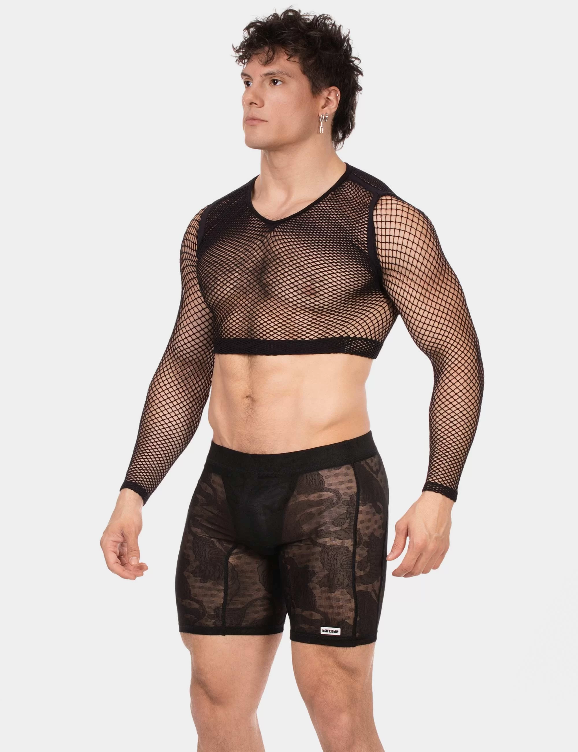 Fishnet Crop Florence - Black