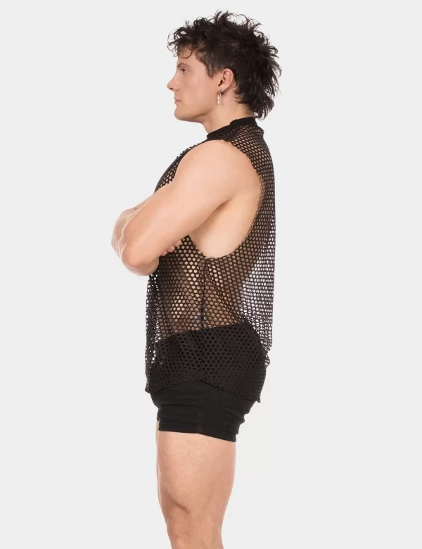Tank Top Rannel - Black