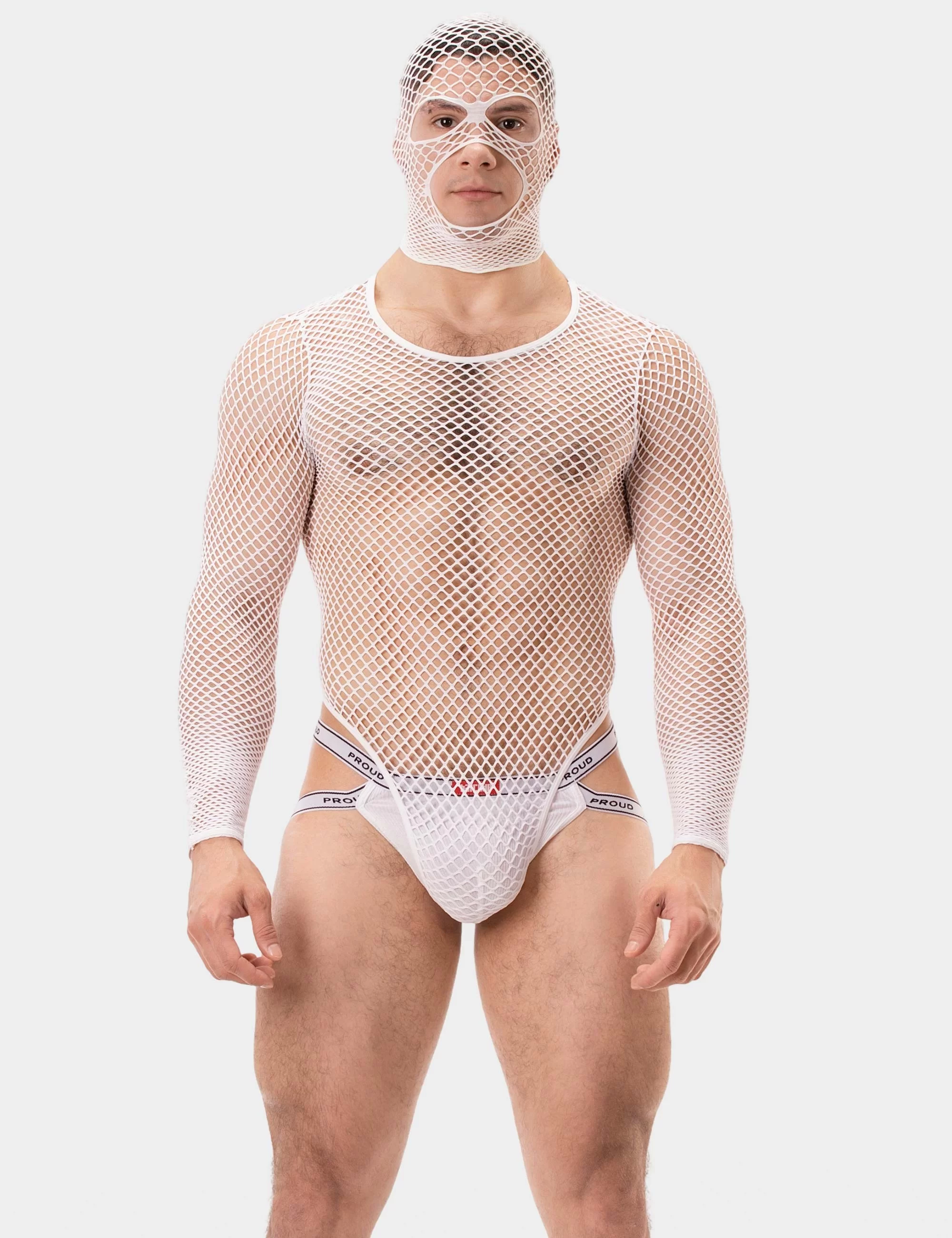 Fishnet Body Como - White