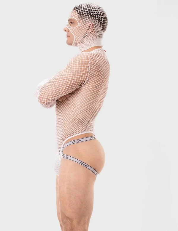 Fishnet Body Como - White
