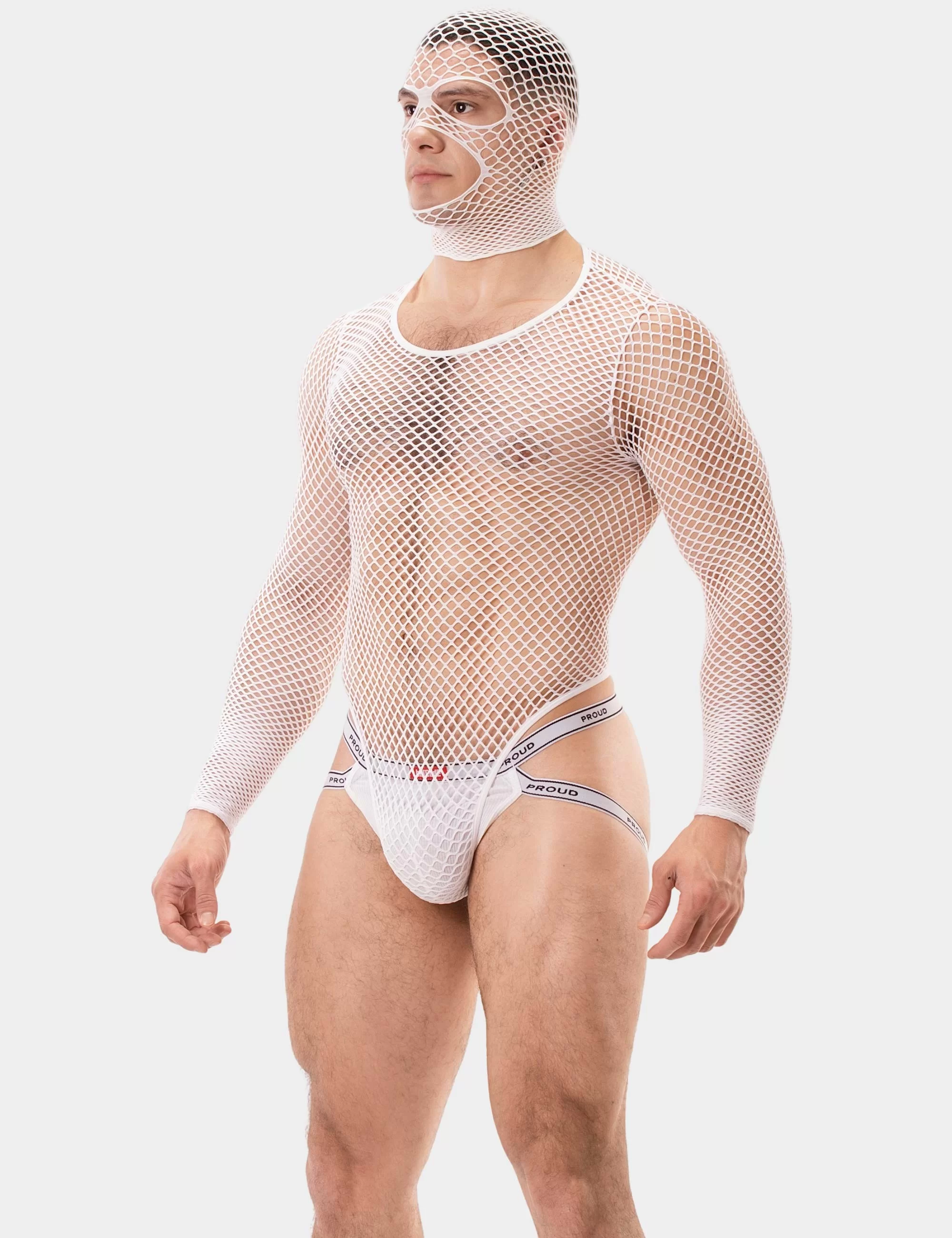 Fishnet Body Como - White