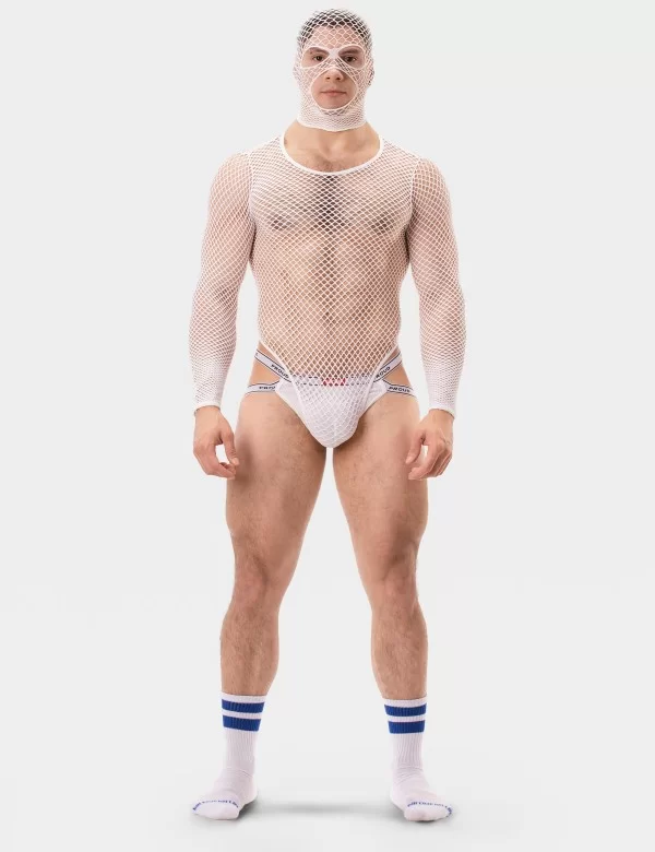 Fishnet Body Como - White