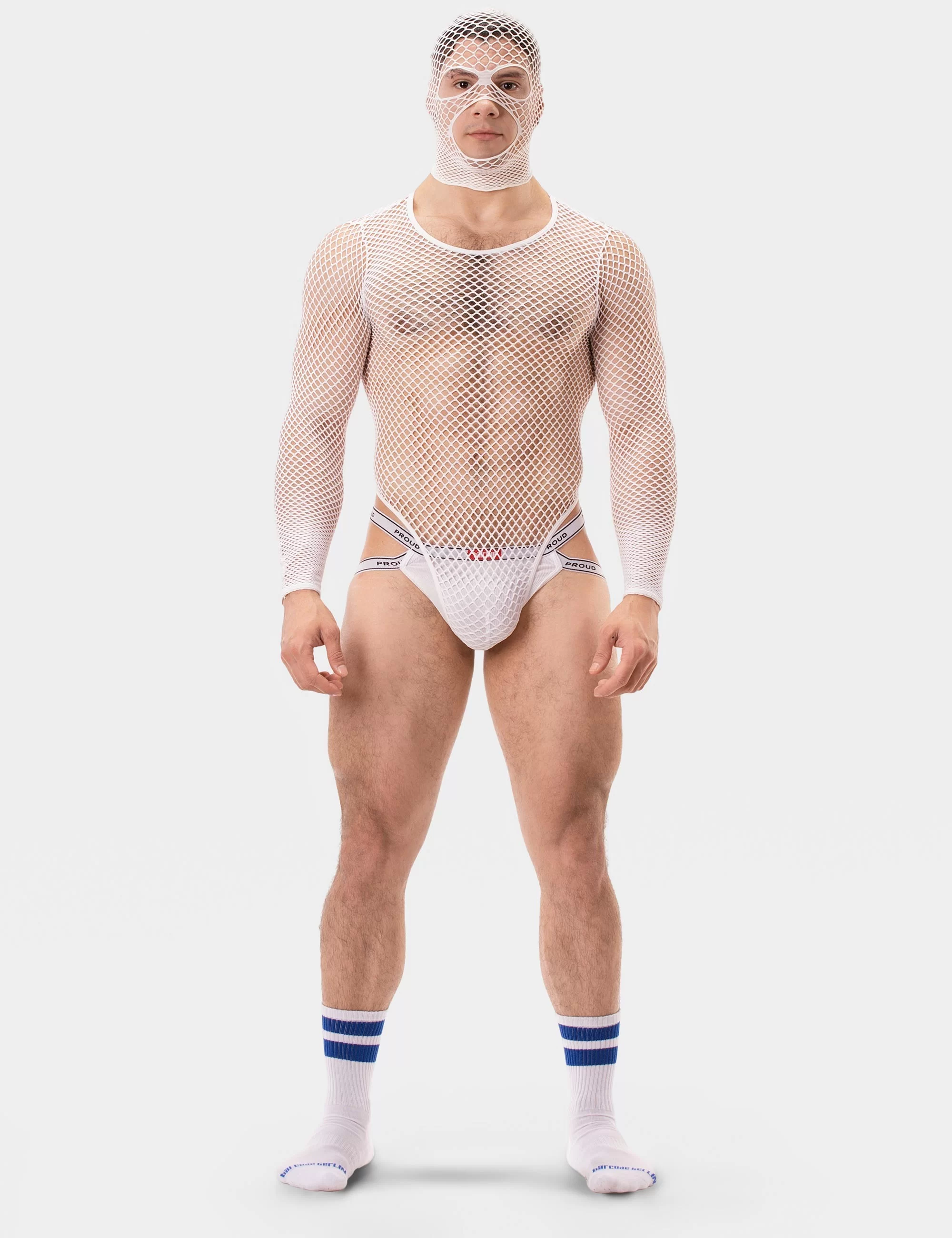 Fishnet Body Como - White