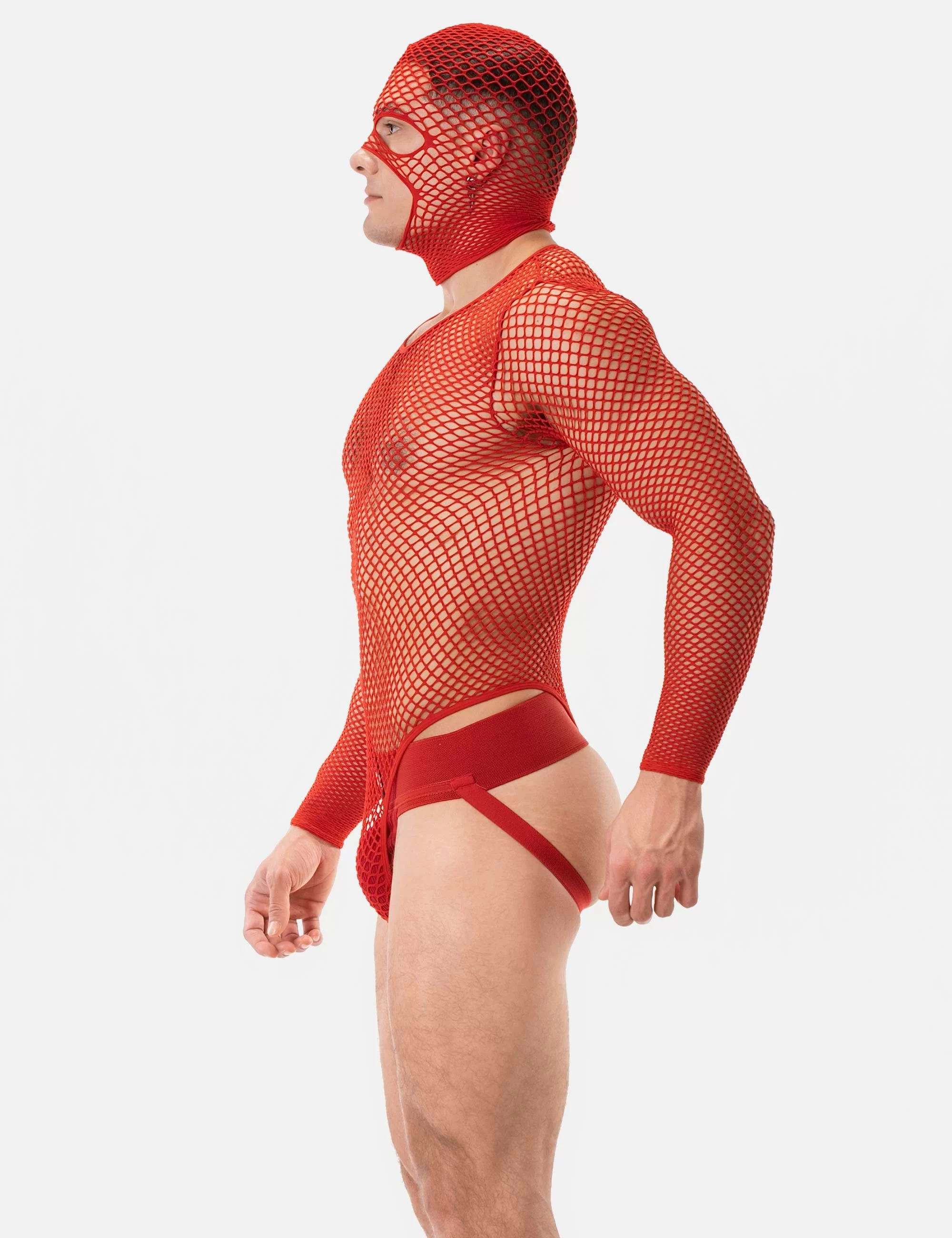 Fishnet Body Como - Red