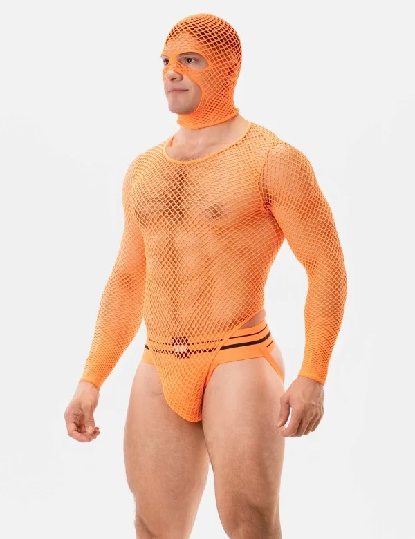 Fishnet Body Como - Neonorange