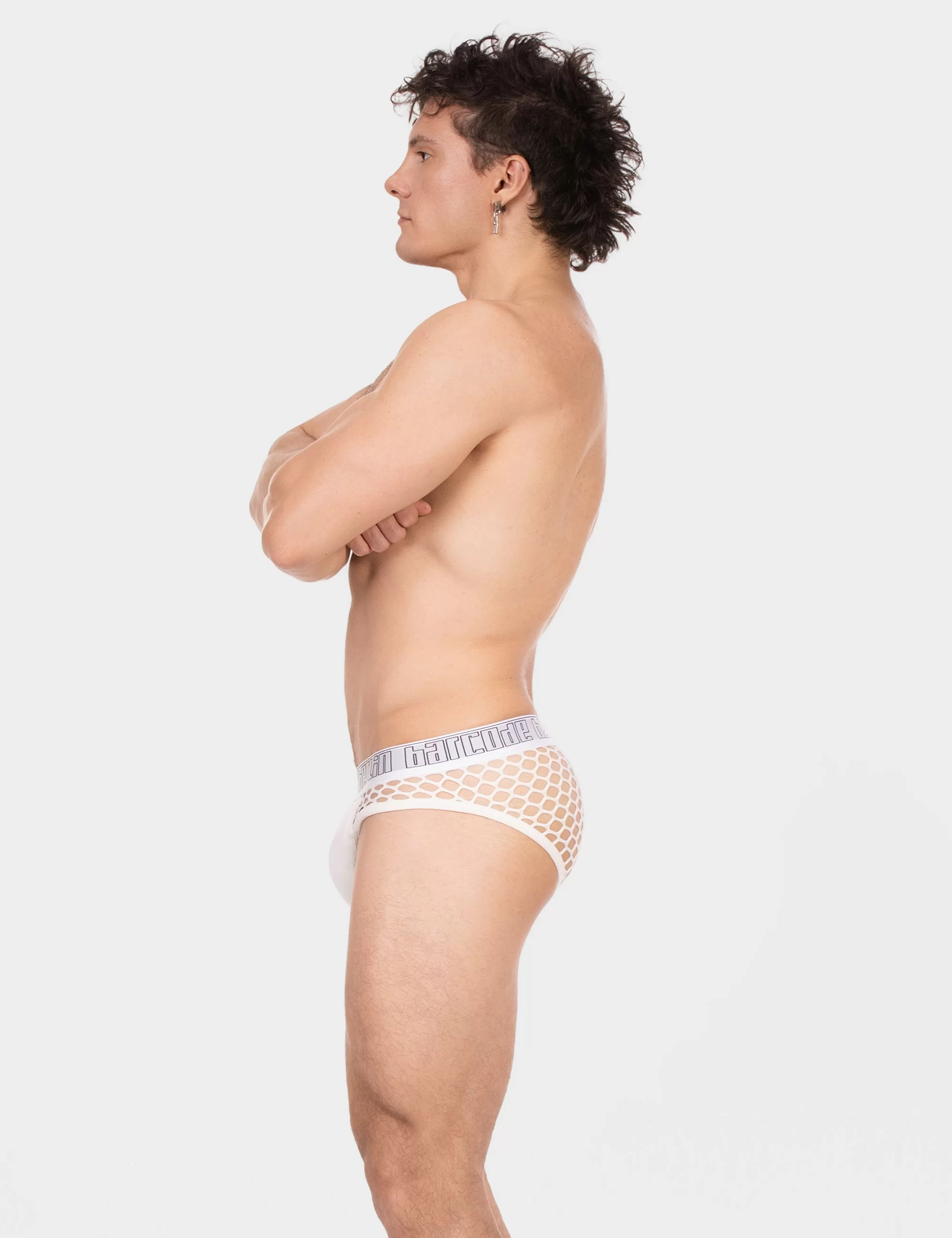 Mesh Brief Nursu - White