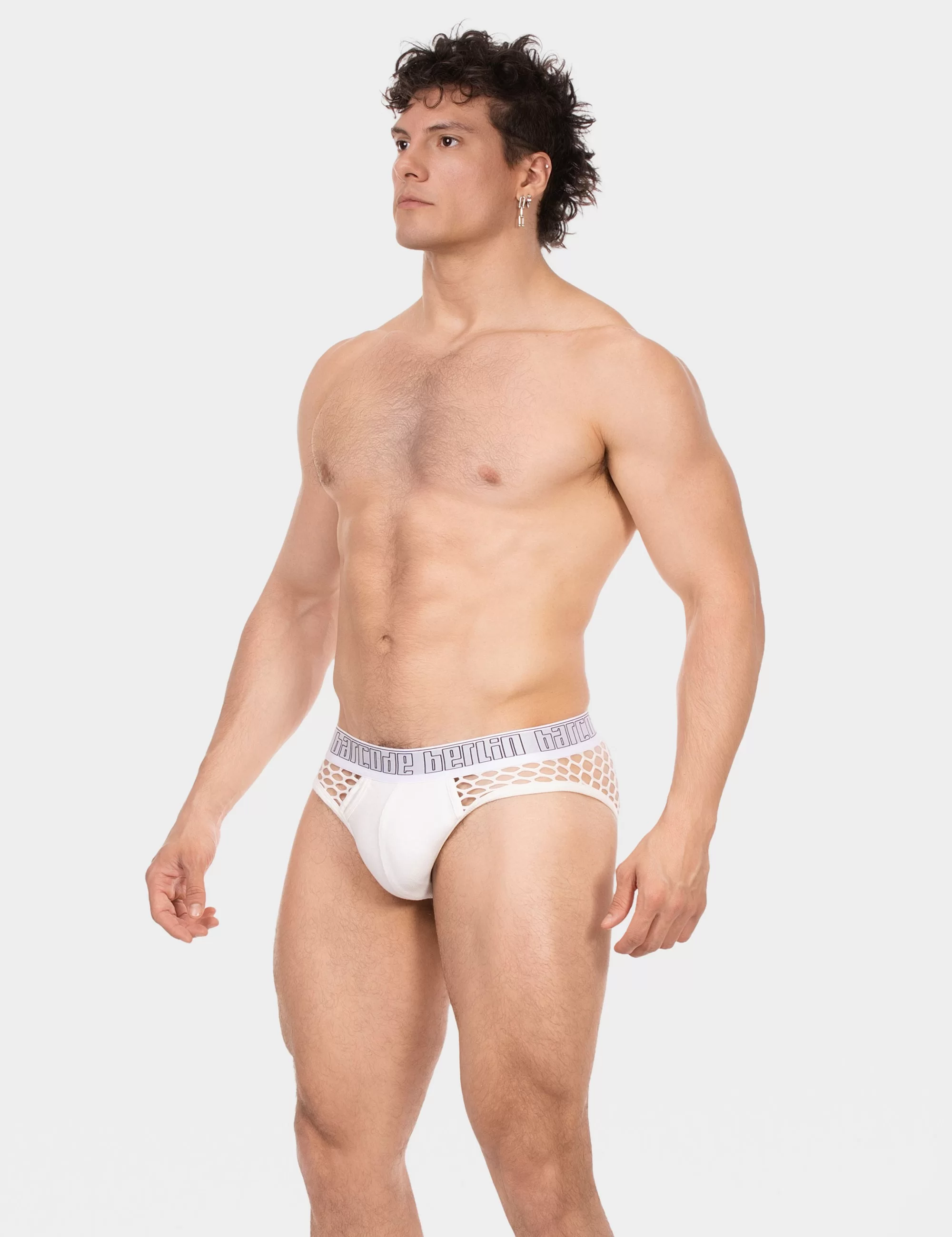 Mesh Brief Nursu - White