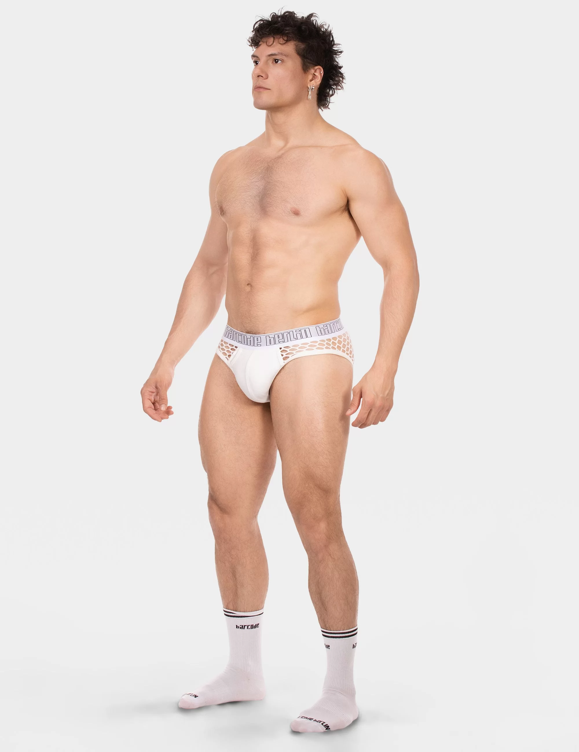 Mesh Brief Nursu - White