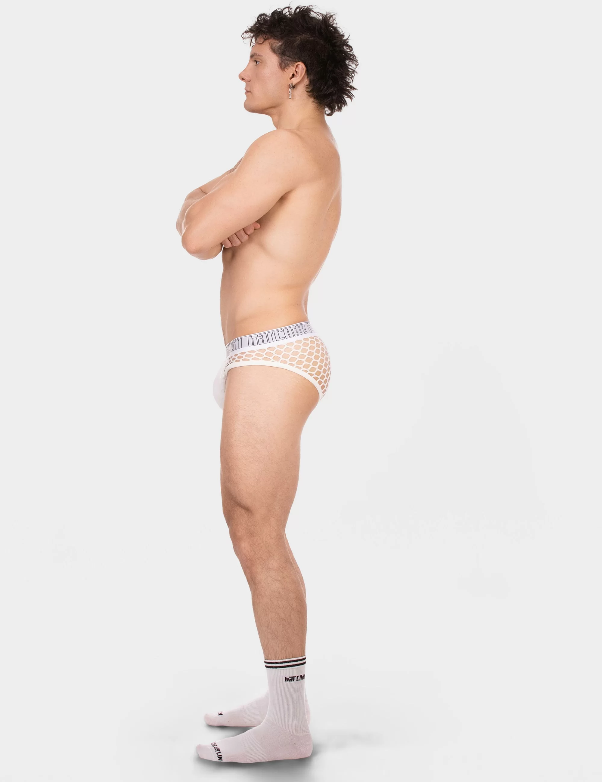 Mesh Brief Nursu - White