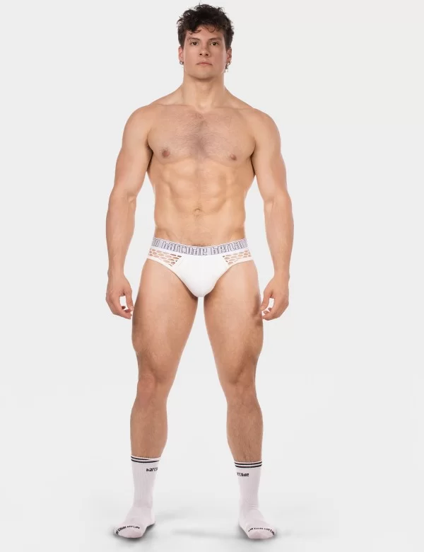 Mesh Brief Nursu - White
