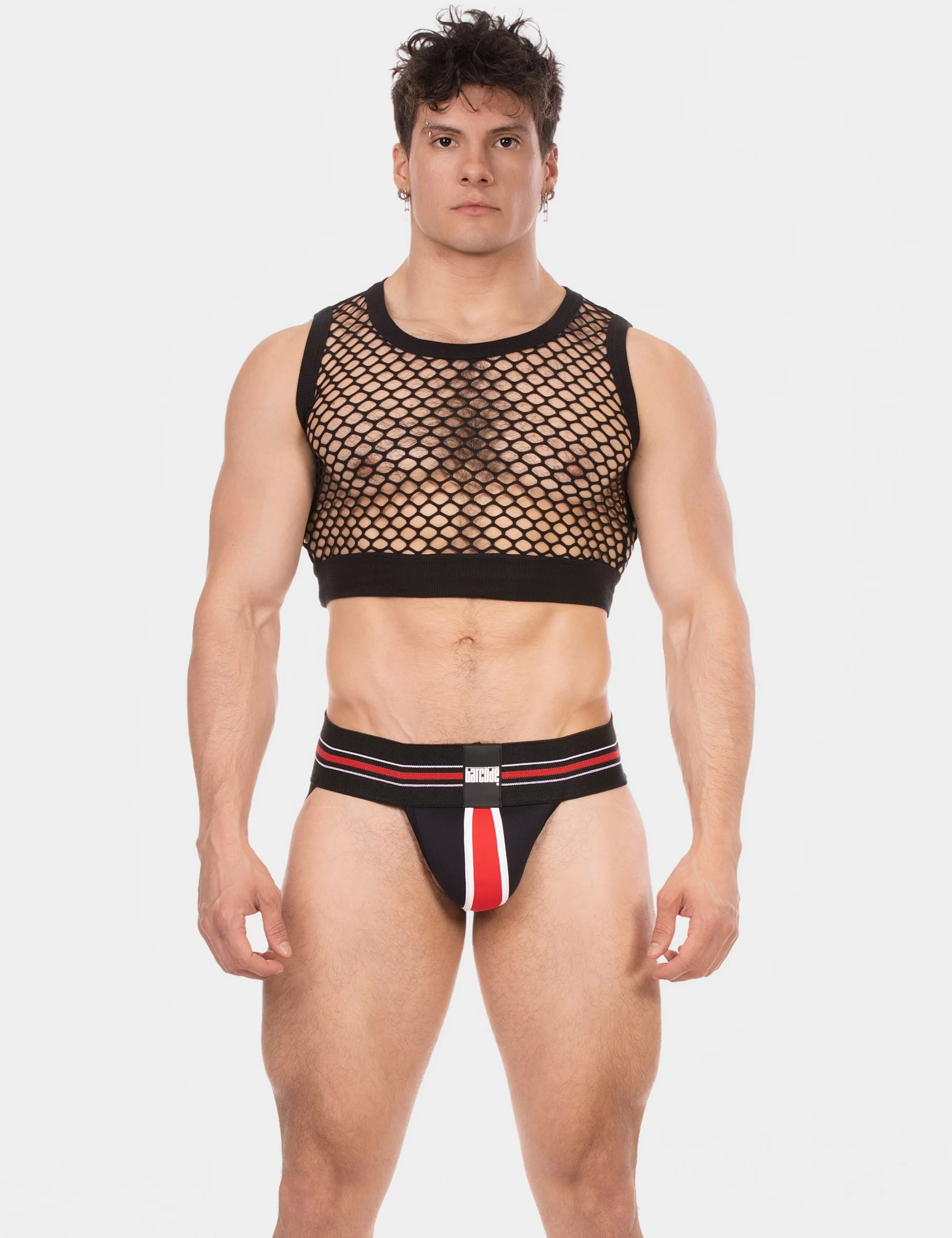 Mesh Crop Arman - Black