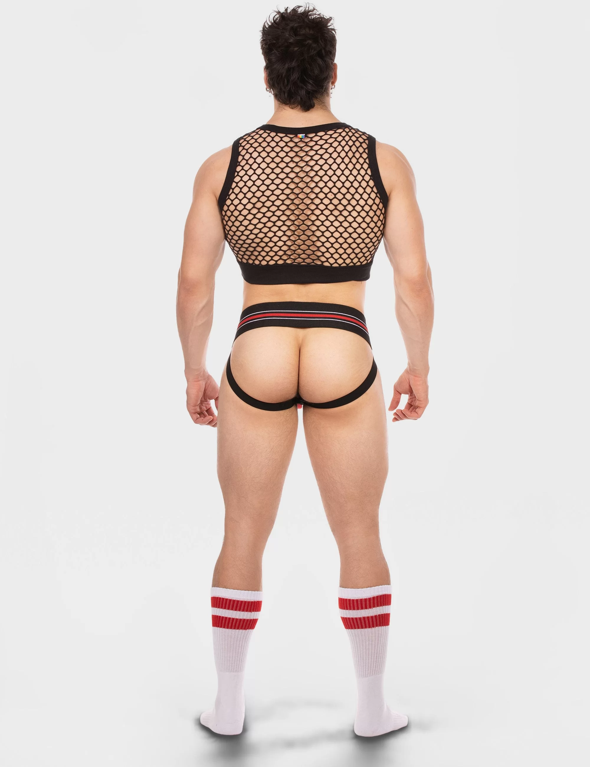 Mesh Crop Arman - Black
