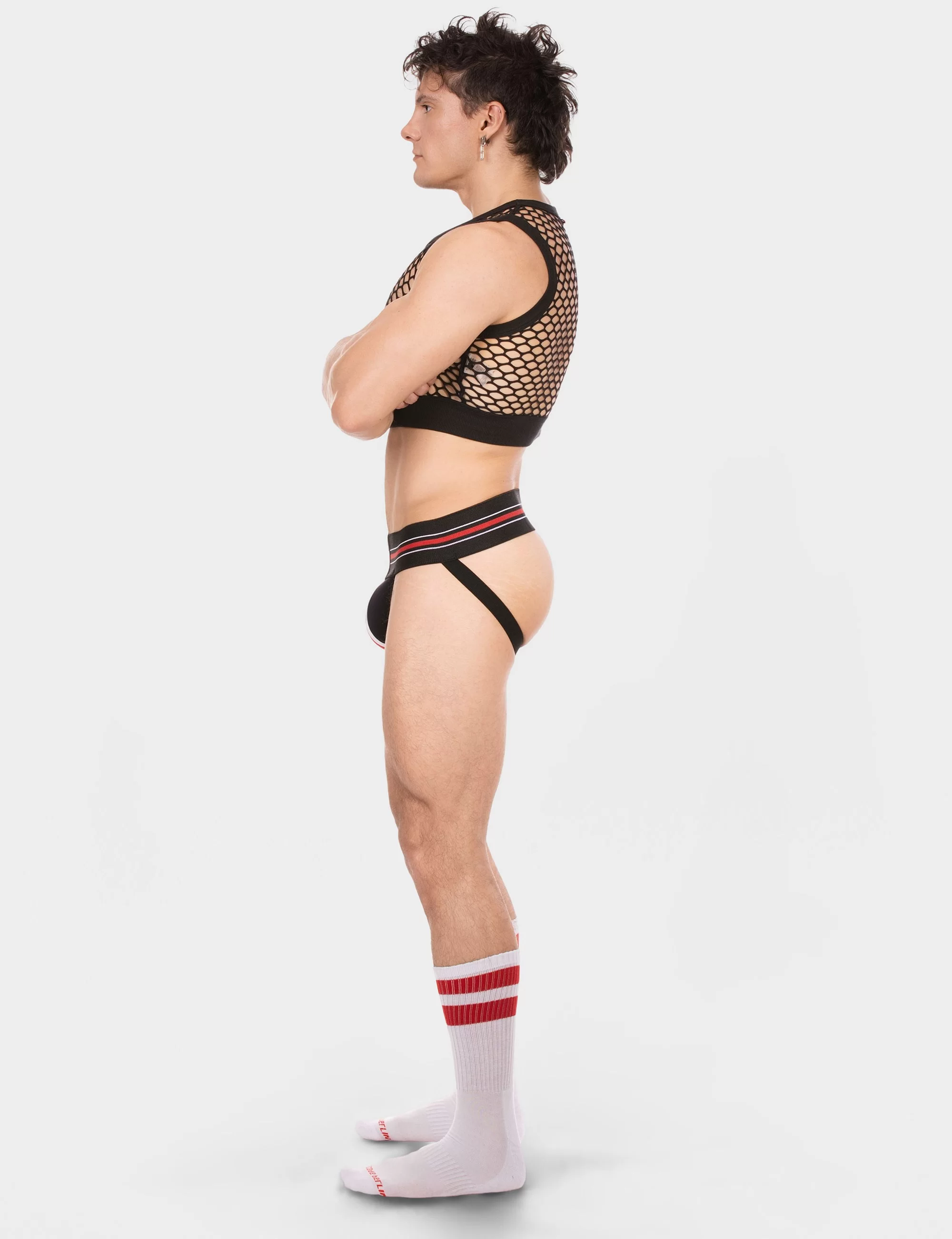 Mesh Crop Arman - Black