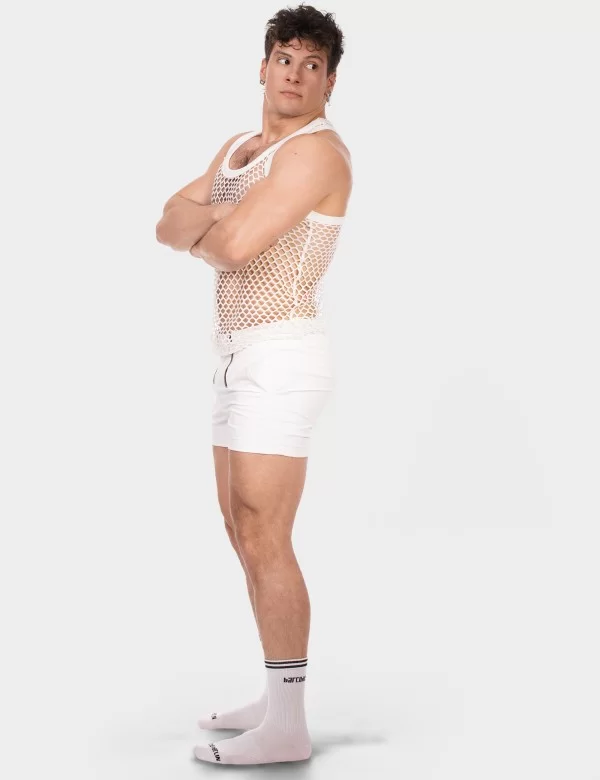 Mesh Tank Top Daniya - White
