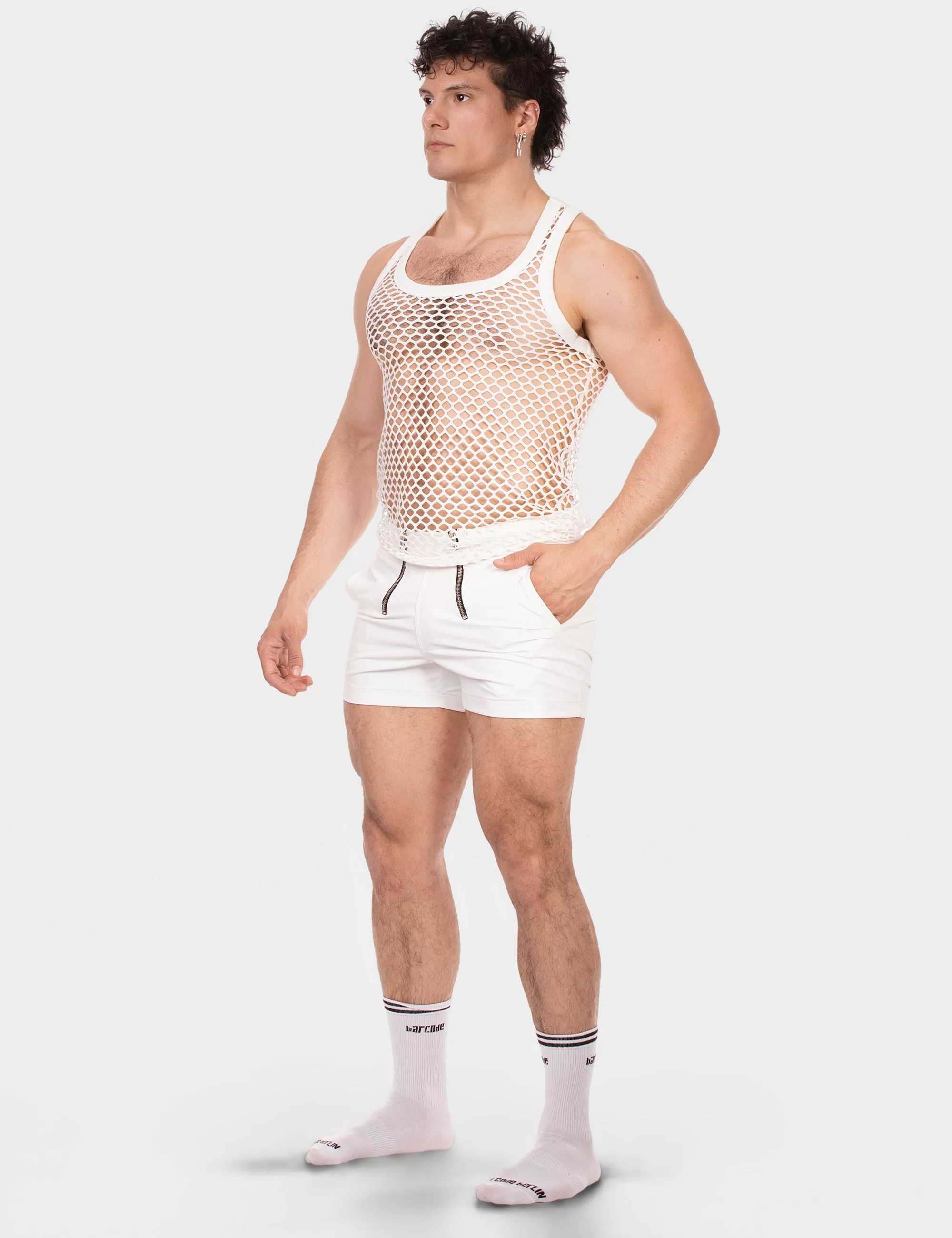 Mesh Tank Top Daniya - White