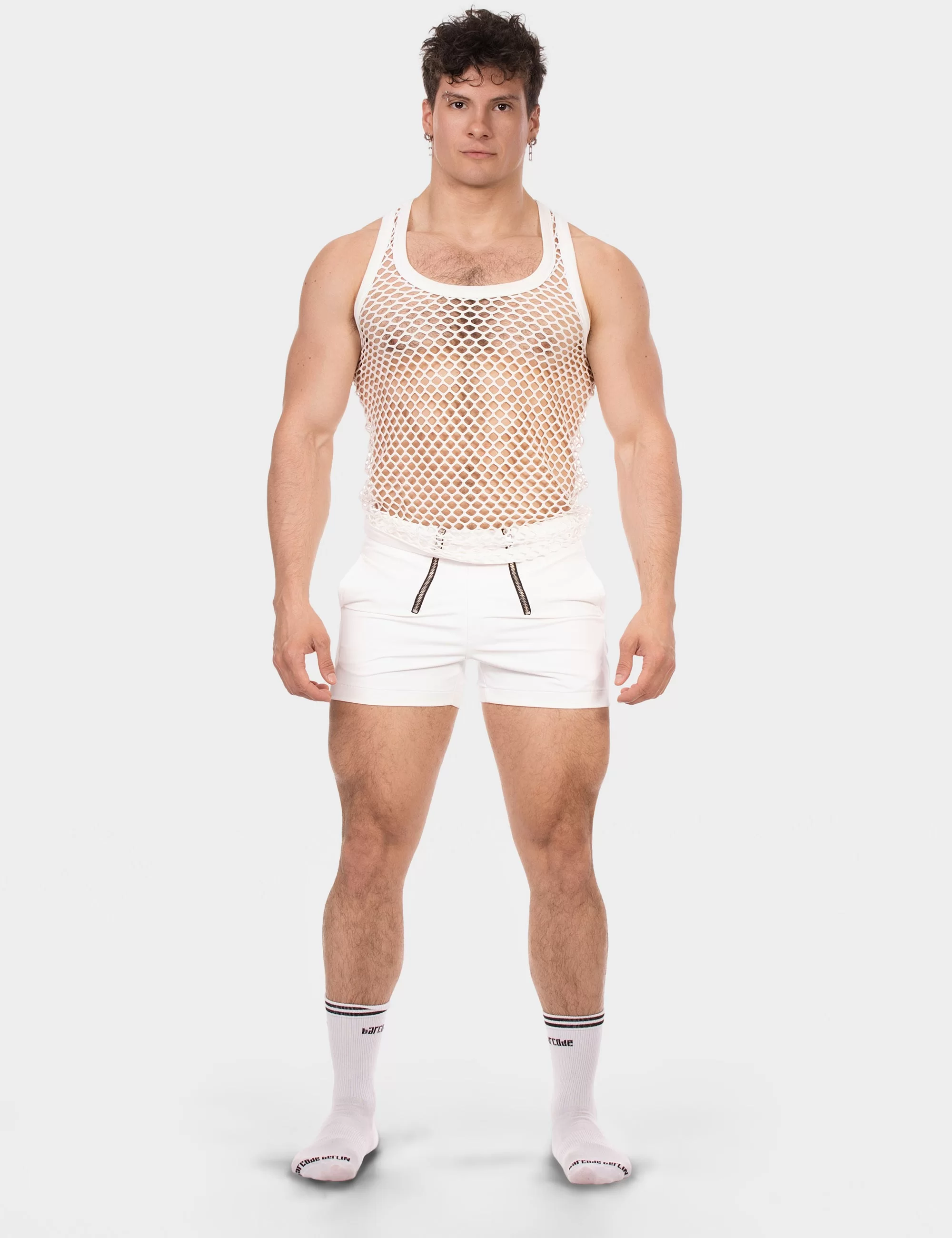 Mesh Tank Top Daniya - White
