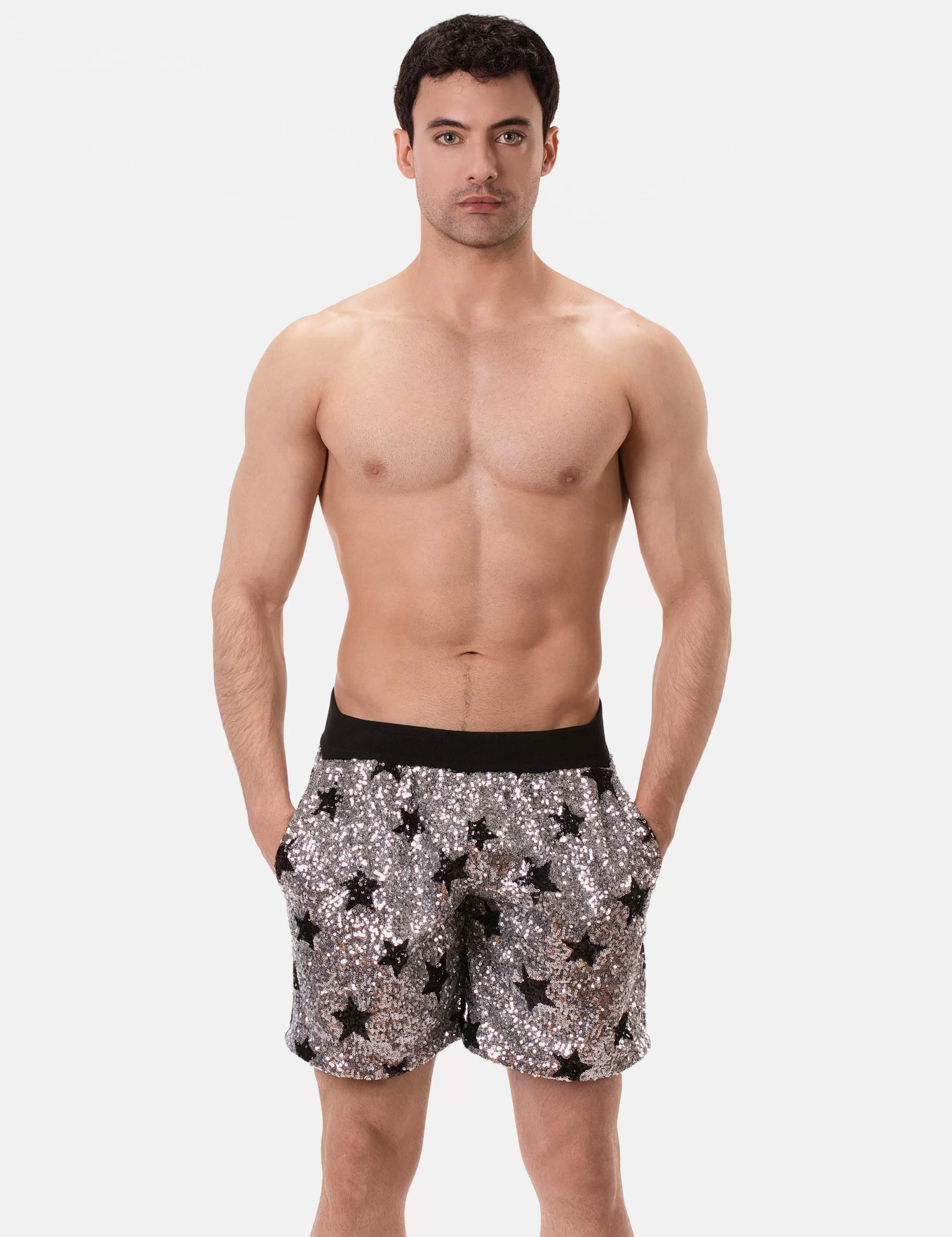 Short Atlas - Silver-Black