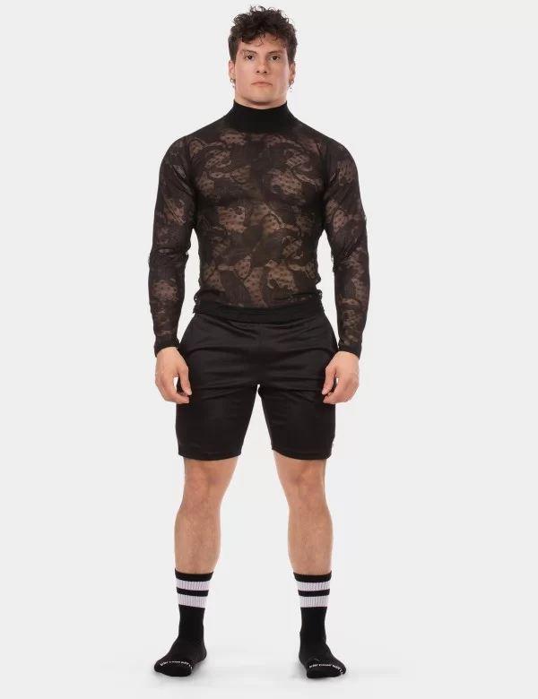 Turtle Neck Mete - Black