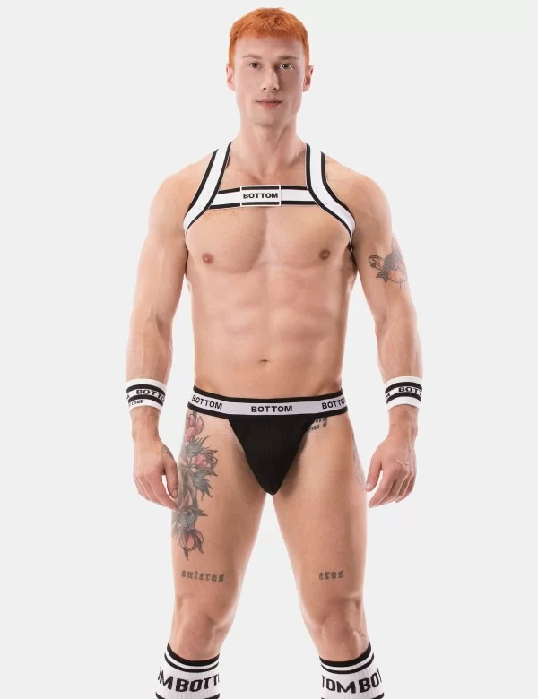 Suspender Bottom - Black-White