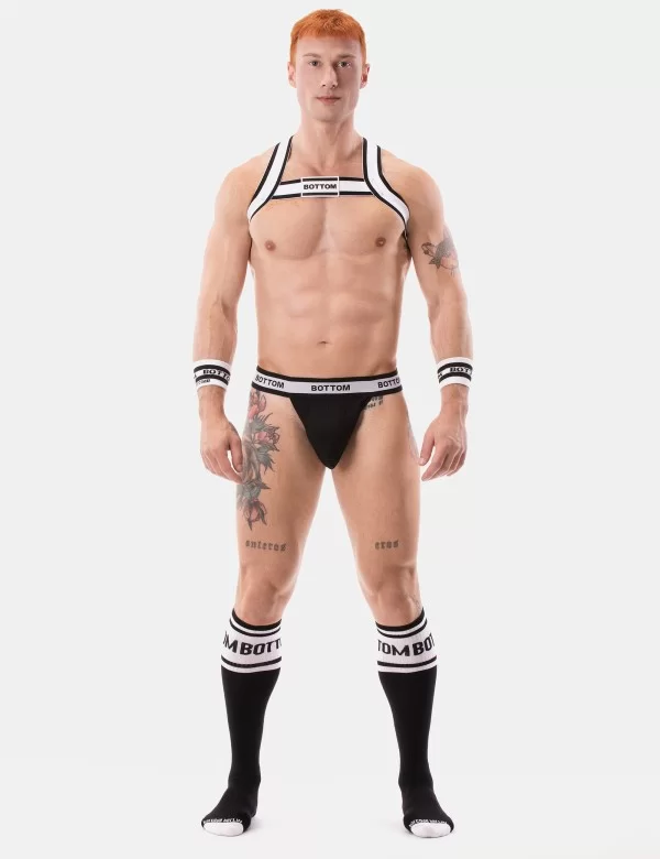 Suspender Bottom - Black-White