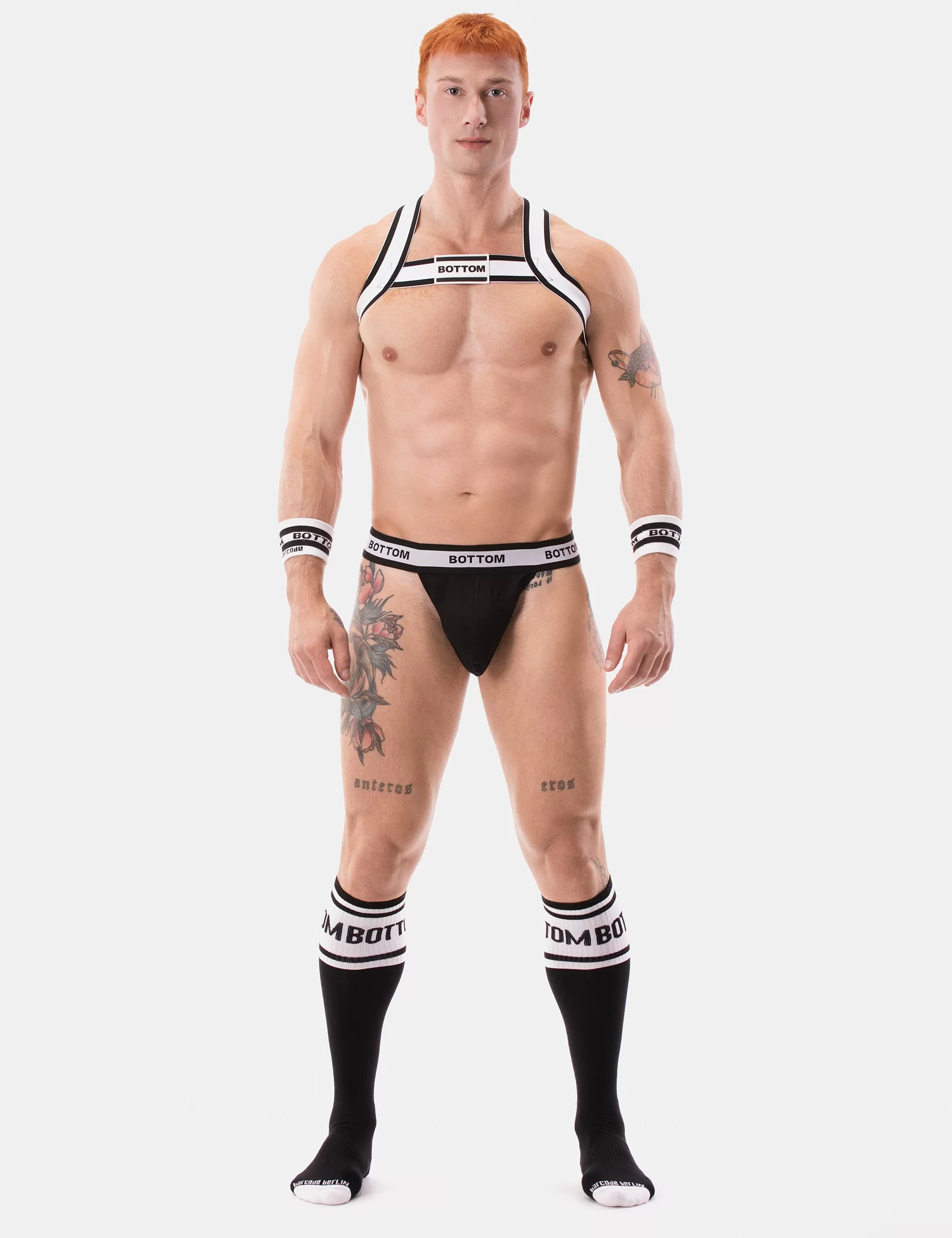 Suspender Bottom - Black-White