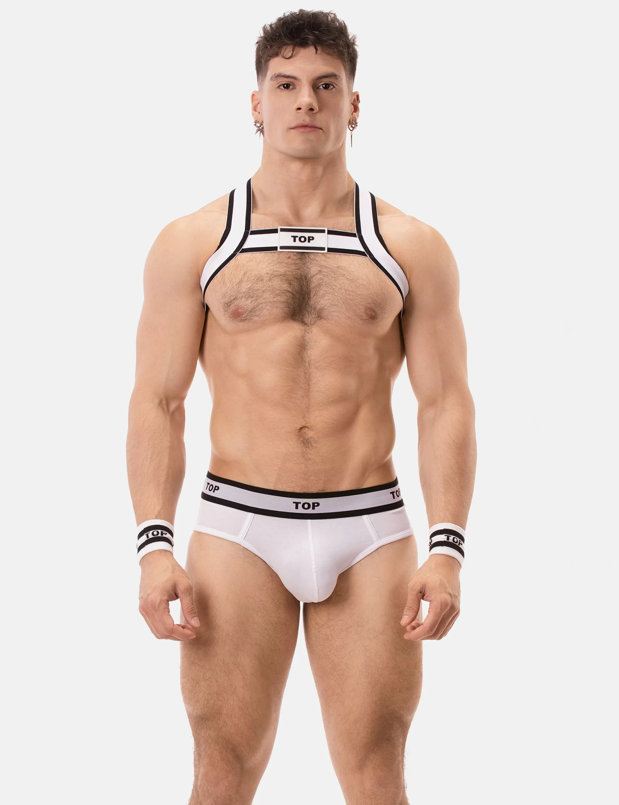 Brief Top - White-Black