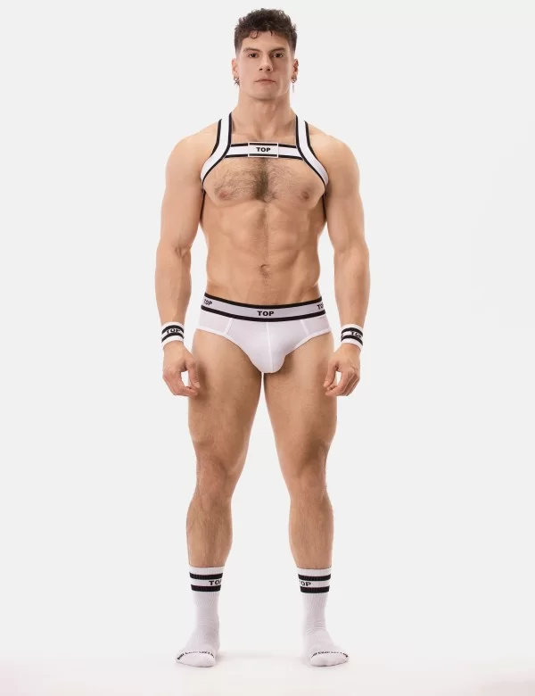 Brief Top - White-Black