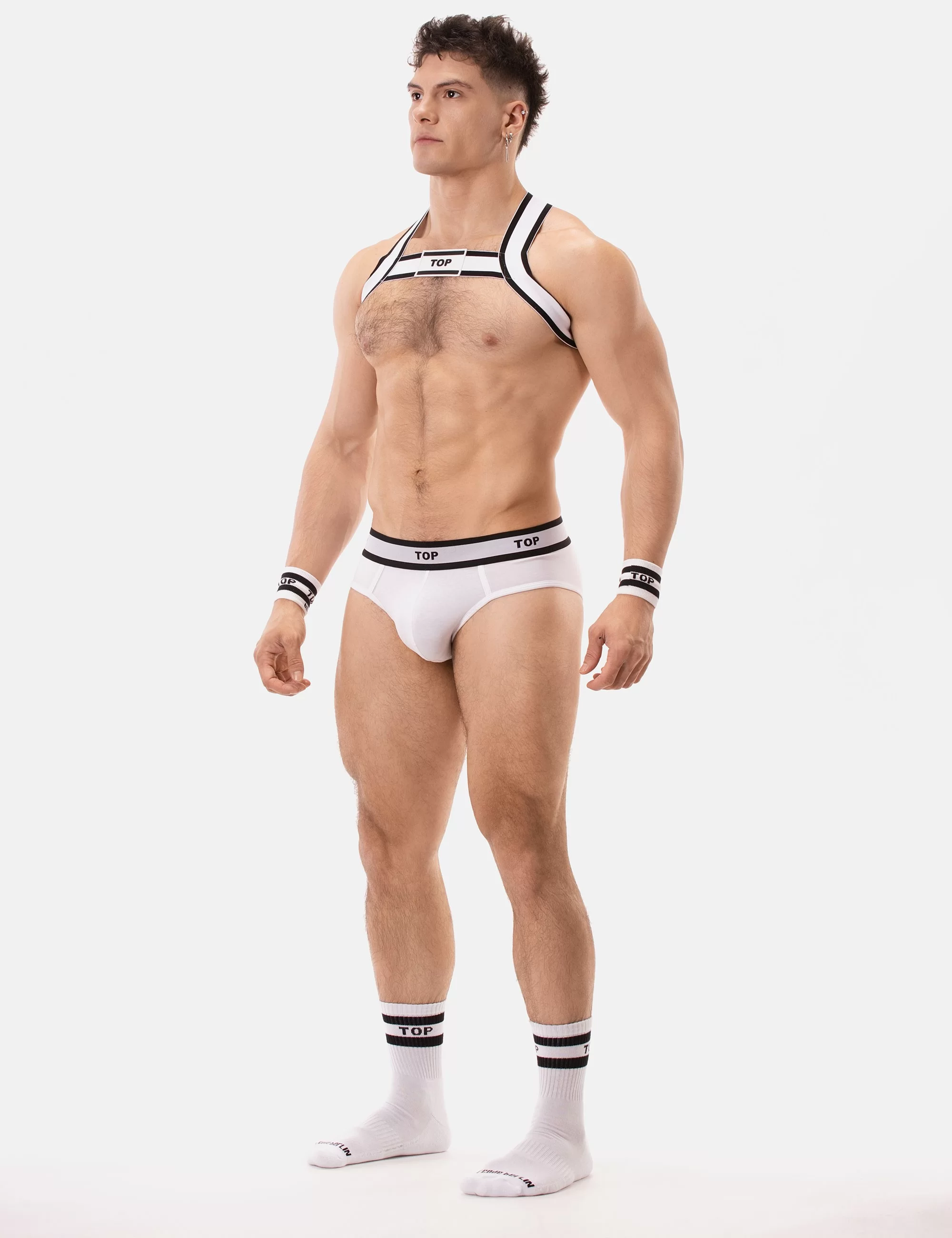 Brief Top - White-Black