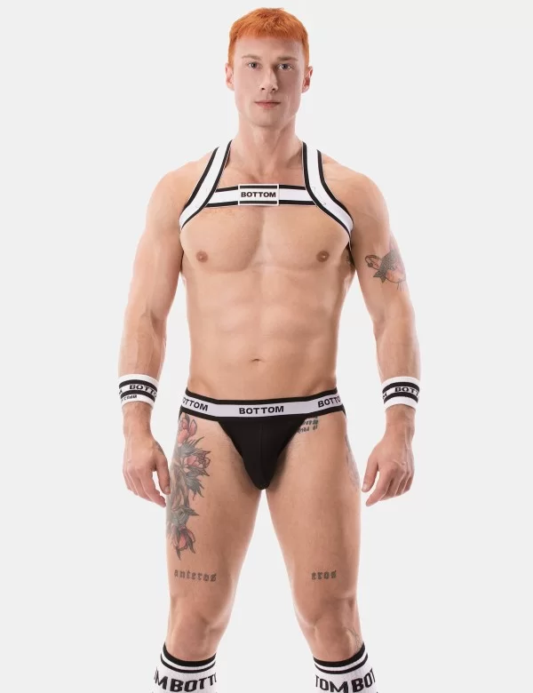 Jockstrap Bottom - Black-White