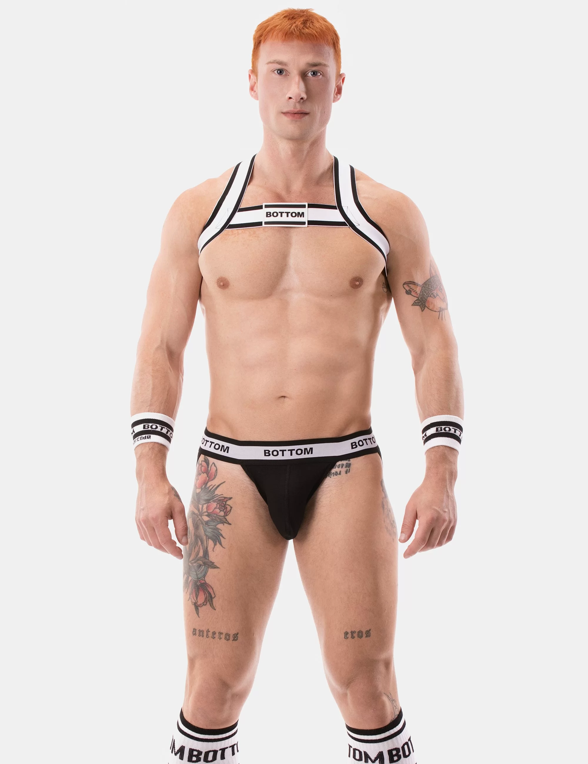 Jockstrap Bottom - Black-White