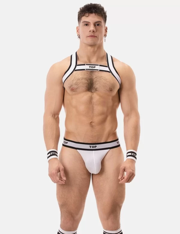 Jockstrap Top - White-Black