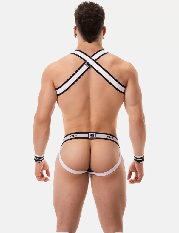 Jockstrap Top - White-Black