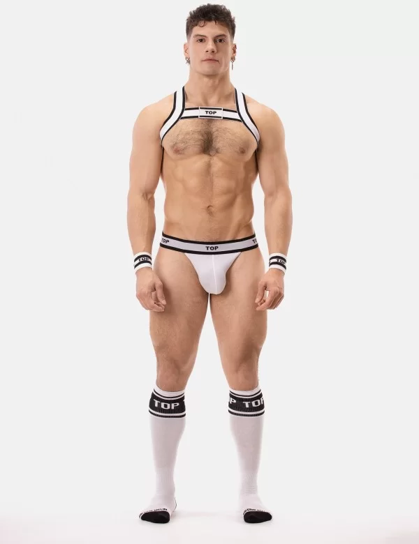 Jockstrap Top - White-Black