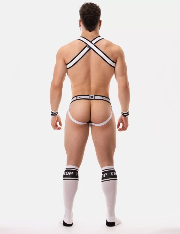 Jockstrap Top - White-Black